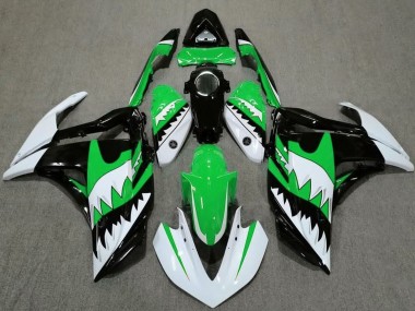 Großhandel Yamaha R3 Motorrad Verkleidung 2015-2018 - Weiss Grun Schwarz Hai
