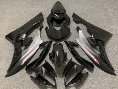 Großhandel Yamaha R6 Motorrad Verkleidung 2006-2007 - Glanzendes Schwarz Silber