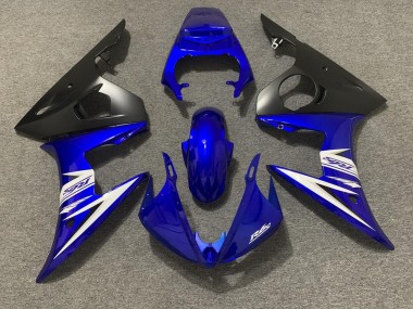 Großhandel Yamaha R6 Motorrad Verkleidung 2003-2004 - Blau Weiss Matt Schwarz