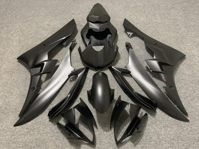 Großhandel Yamaha R6 Motorrad Verkleidung 2006-2007 - Matt Schwarz