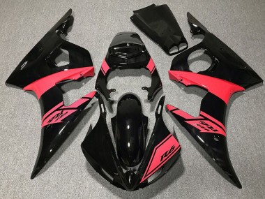 Großhandel Yamaha R6 Motorrad Verkleidung 2003-2004 - Glanzendes Schwarz Rosa