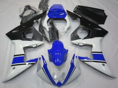 Großhandel Yamaha R6 Motorrad Verkleidung 2003-2004 - Weiss Blau Matt Schwarz