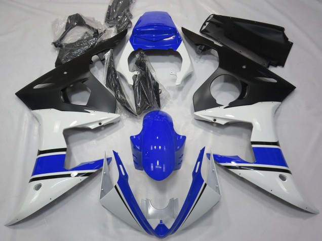 Großhandel Yamaha R6 Motorrad Verkleidung 2003-2004 - Weiss Blau Matt Schwarz