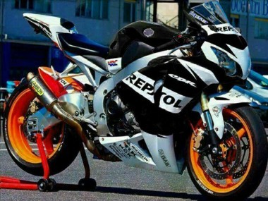 Großhandel Honda CBR1000RR Motorrad Verkleidung 2008-2011 - Silber Weiss Glanzendes Schwarz Repsol