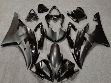 Großhandel Yamaha R6 Motorrad Verkleidung 2008-2016 - Glanzendes Schwarz Matt Schwarz