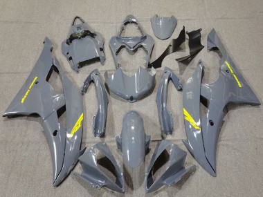 Großhandel Yamaha R6 Motorrad Verkleidung 2008-2016 - Nardo Grau Hohe Sichtbarkeit Gelb Aufkleber