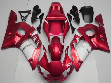 Großhandel Yamaha R6 Motorrad Verkleidung 1998-2002 - Rot Weiss