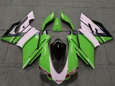 Großhandel Ducati 959 1299 Motorrad Verkleidung 2015-2020 - Weiss Grun Glanzendes Schwarz Unibat Flex-Box OEM Stil