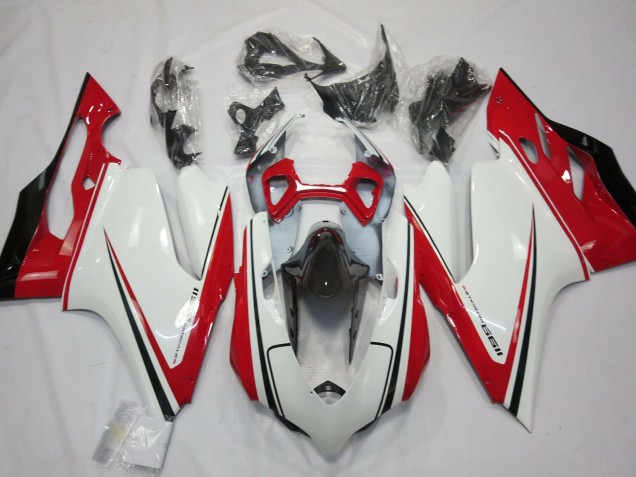 Großhandel Ducati 1199 Motorrad Verkleidung 2011-2014 - Weiss Rot Schwarz Grun