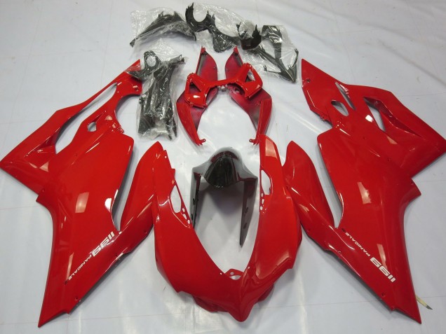 Großhandel Ducati 1199 Motorrad Verkleidung 2011-2014 - Rot