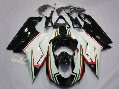 Großhandel Ducati 848 Motorrad Verkleidung 2007-2014 - Weiss Rot Grun Glanzendes Schwarz