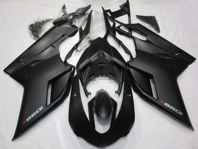 Großhandel Ducati 1098 Motorrad Verkleidung 2007-2014 - Matt Schwarz