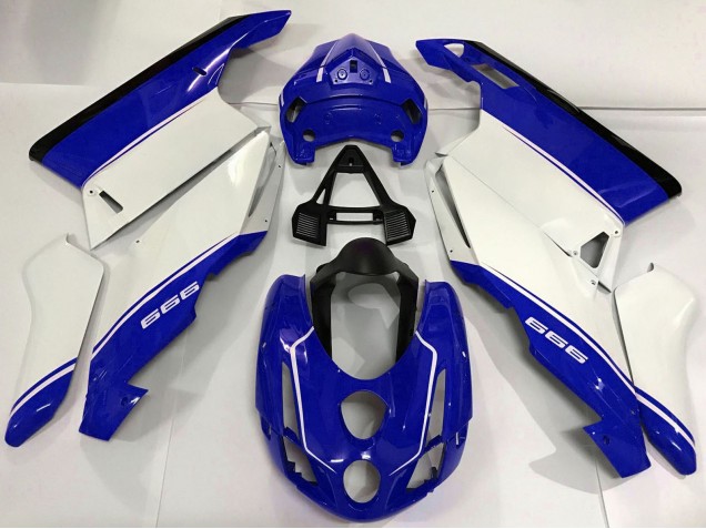 Großhandel Ducati 999 Motorrad Verkleidung 2003-2004 - Weiss Blau Schwarz
