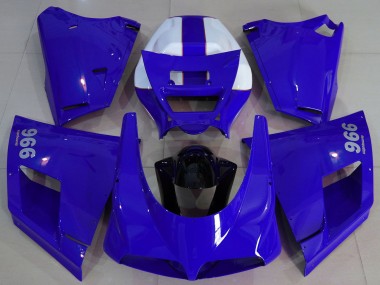 Großhandel Ducati 996 Motorrad Verkleidung 1993-2005 - Blau Schwarz