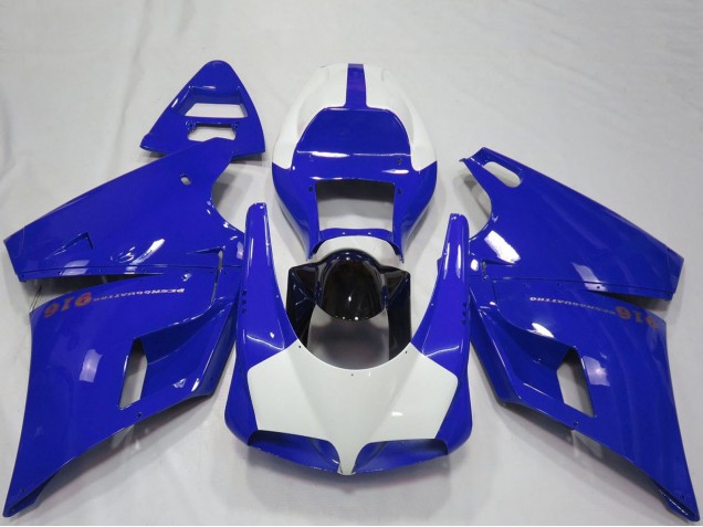 Großhandel Ducati 916 Motorrad Verkleidung 1993-2005 - Blau Glanzendes Schwarz