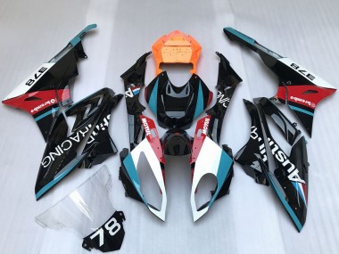 Großhandel BMW S1000RR Motorrad Verkleidung 2009-2014 - Weiss Blau Rot Orange Motul Austin Rennen