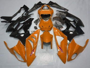 Großhandel BMW S1000RR Motorrad Verkleidung 2015-2016 - Orange Glanzendes Schwarz