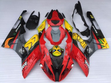 Großhandel BMW S1000RR Motorrad Verkleidung 2015-2016 - Gelb Rot Schwarz Hai