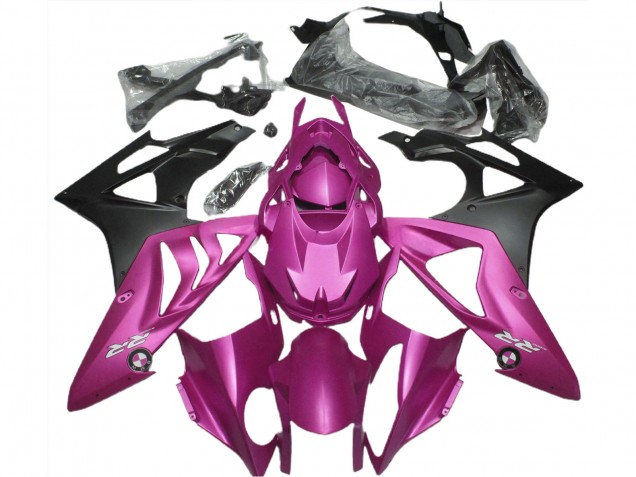 Großhandel BMW S1000RR Motorrad Verkleidung 2009-2014 - Rosa Matt Schwarz