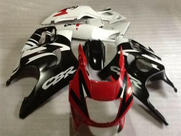 Großhandel Honda CBR600 F3 Motorrad Verkleidung 1995-1996 - Weiss Rot Glanzendes Schwarz