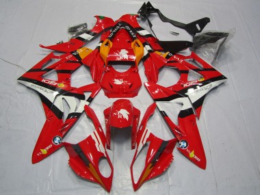 Großhandel BMW S1000RR Motorrad Verkleidung 2017-2018 - Rot Weiss Schwarz