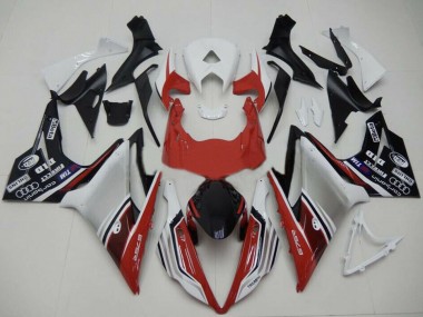 Großhandel Triumph Daytona 675 Motorrad Verkleidung 2013-2016 - Weiss Rot Silber Glanzendes Schwarz