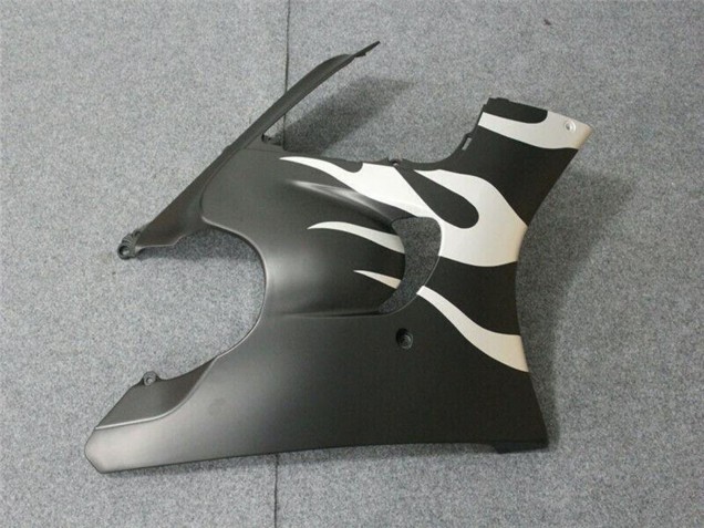 Großhandel Honda CBR600 F3 Motorrad Verkleidung 1995-1996 - Weiss Matt Schwarz Flamme