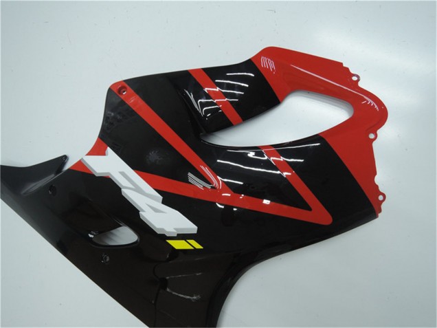Großhandel Honda CBR600 F4i Motorrad Verkleidung 2001-2003 - Rot Glanzendes Schwarz