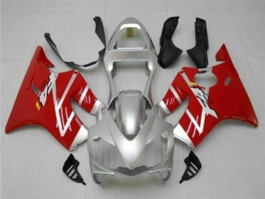 Großhandel Honda CBR600 F4i Motorrad Verkleidungen Kit 2001-2003 - Silber Rot