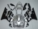 Großhandel Honda CBR600 F4i Motorrad Verkleidung 2001-2003 - Silber Glanzendes Schwarz