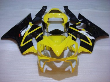 Großhandel Honda CBR600 F4i Motorrad Verkleidung 2001-2003 - Gelb Glanzendes Schwarz