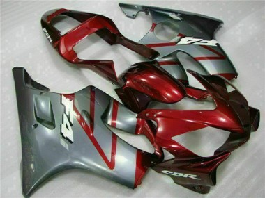 Großhandel Honda CBR600 F4i Motorrad Verkleidung Kit 2001-2003 - Silber Rot