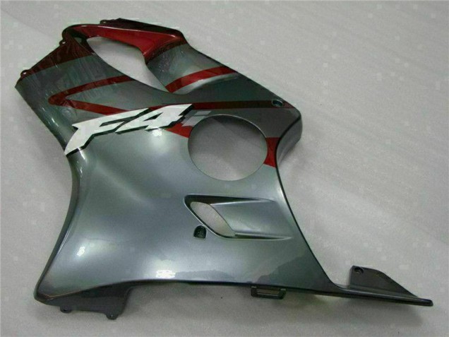 Großhandel Honda CBR600 F4i Motorrad Verkleidung Kit 2001-2003 - Silber Rot