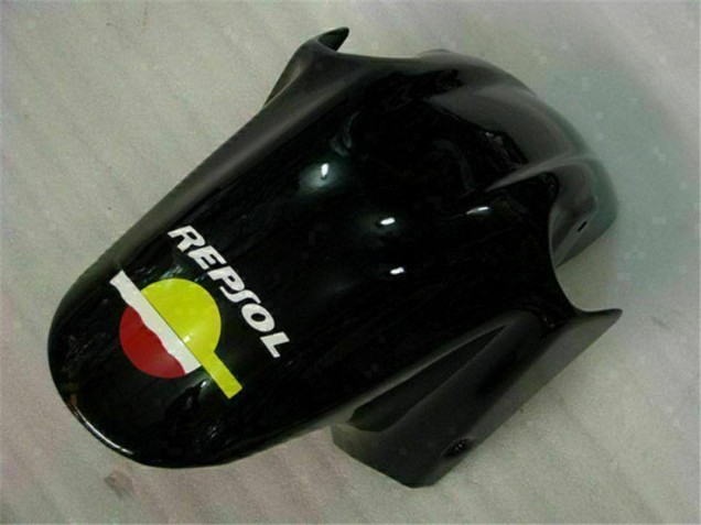 Großhandel Honda CBR600 F4i Motorrad Verkleidung 2001-2003 - Gelb Orange Glanzendes Schwarz Rossi 46