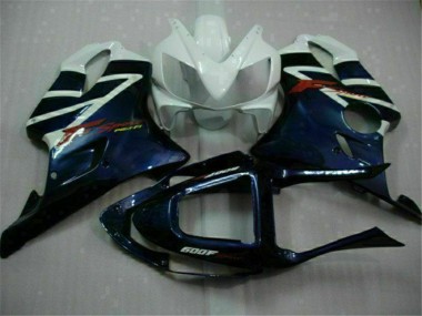 Großhandel Honda CBR600 F4i Motorrad Verkleidung 2001-2003 - Weiss Blau Schwarz Streifen