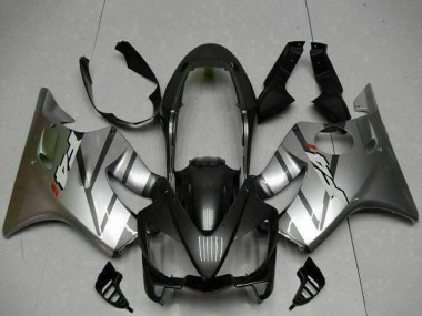 Großhandel Honda CBR600 F4i Motorrad Verkleidung 2004-2007 - Silber Matt Schwarz