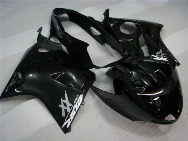 Großhandel Honda CBR1100XX Blackbird Motorrad Verkleidung Kit 1996-2007 - Glanzendes Schwarz