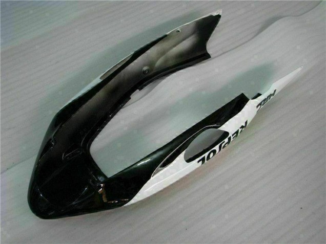 Großhandel Honda CBR1100XX Blackbird Motorrad Verkleidung 1996-2007 - Weiss Glanzendes Schwarz Repsol