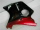 Großhandel Honda CBR1100XX Blackbird Motorrad Verkleidung 1996-2007 - Glanzendes Schwarz Rot Flamme