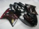 Großhandel Honda CBR1100XX Blackbird Abs Motorrad Verkleidungen 1996-2007 - Glanzendes Schwarz Rot Flamme