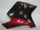 Großhandel Honda CBR1100XX Blackbird Abs Motorrad Verkleidungen 1996-2007 - Glanzendes Schwarz Rot Flamme