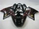 Großhandel Honda CBR1100XX Blackbird Abs Motorrad Verkleidungen 1996-2007 - Glanzendes Schwarz Rot Flamme