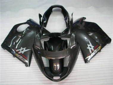 Großhandel Honda CBR1100XX Blackbird Motorrad Verkleidung 1996-2007 - Glanzendes Schwarz