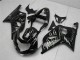 Großhandel Suzuki GSXR 600/750 Motorrad Verkleidung 2001-2003 - Glanzendes Schwarz Silber Flamme