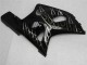 Großhandel Suzuki GSXR 600/750 Motorrad Verkleidung 2001-2003 - Glanzendes Schwarz Silber Flamme