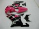 Großhandel Suzuki GSXR 600/750 Motorrad Verkleidung 2001-2003 - Rosa Silber Glanzendes Schwarz