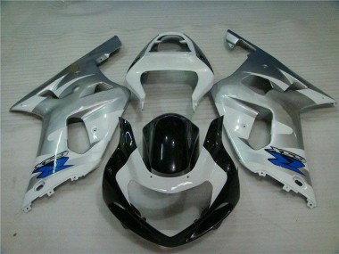 Großhandel Suzuki GSXR 600/750 Motorrad Verkleidung 2001-2003 - Gelb Glanzendes Schwarz