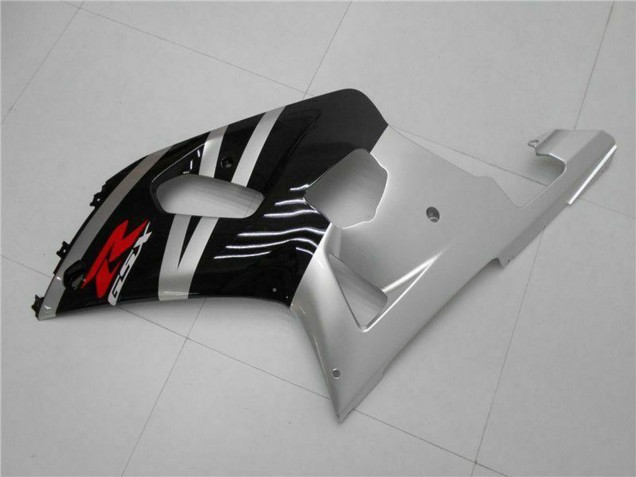 Großhandel Suzuki GSXR 600/750 Motorrad Verkleidung 2001-2003 - Silber Glanzendes Schwarz Rot