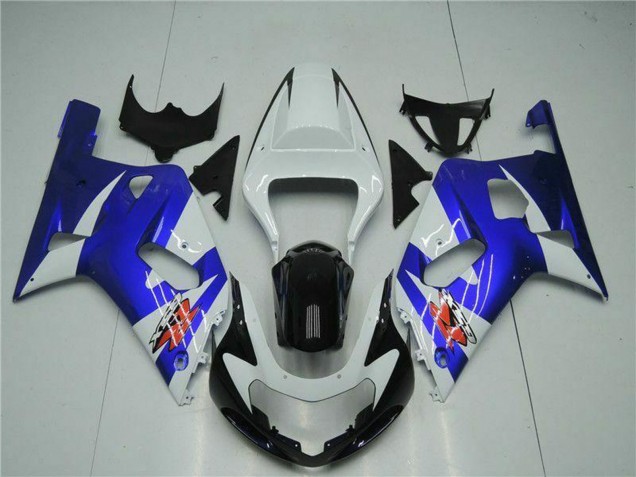 Großhandel Suzuki GSXR 600/750 Motorrad Verkleidung 2001-2003 - Weiss Blau Schwarz
