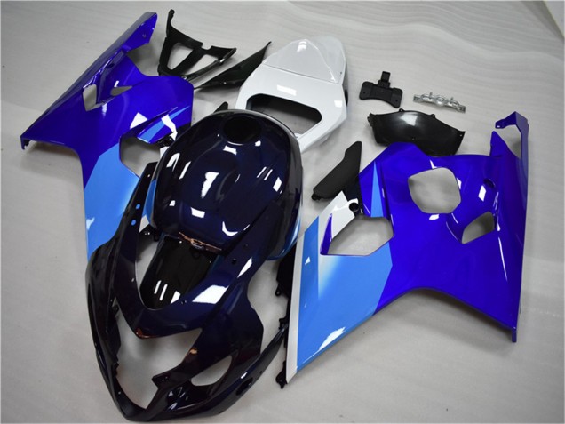 Großhandel Suzuki GSXR 600/750 Motorrad Verkleidung 2004-2005 - Weiss Blau Schwarz